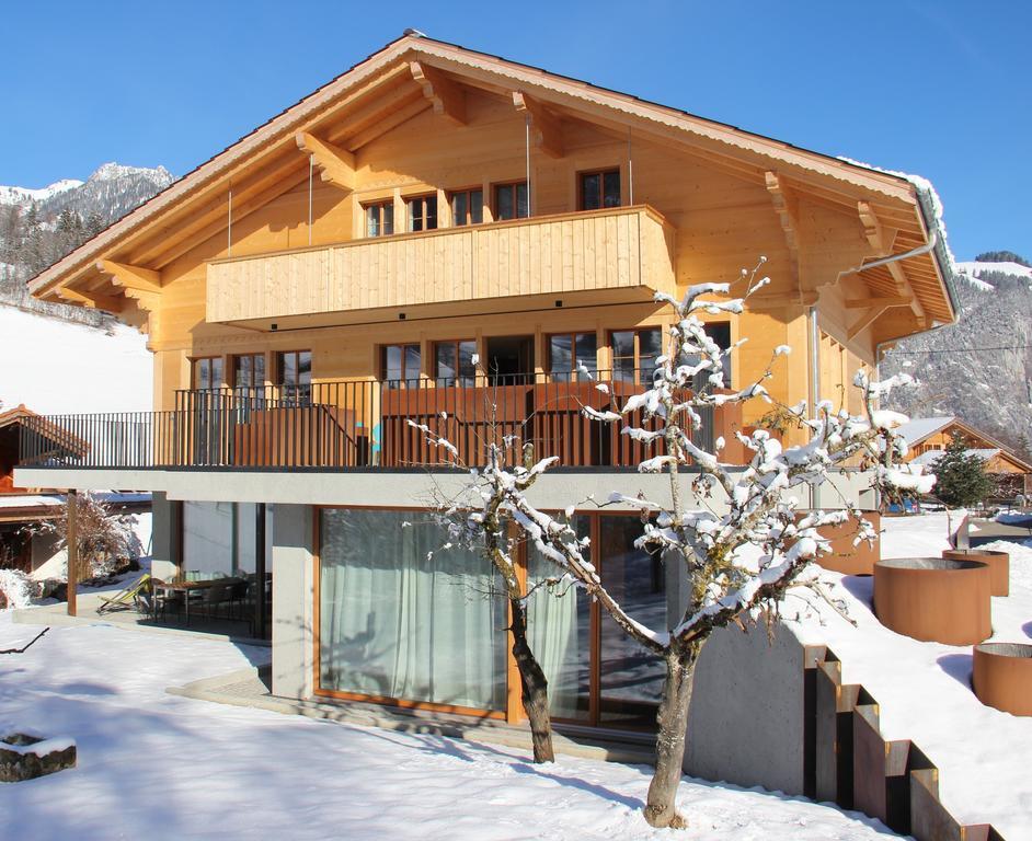 Chalet Park Apartment mit Sauna Hamam Diemtigen Buitenkant foto