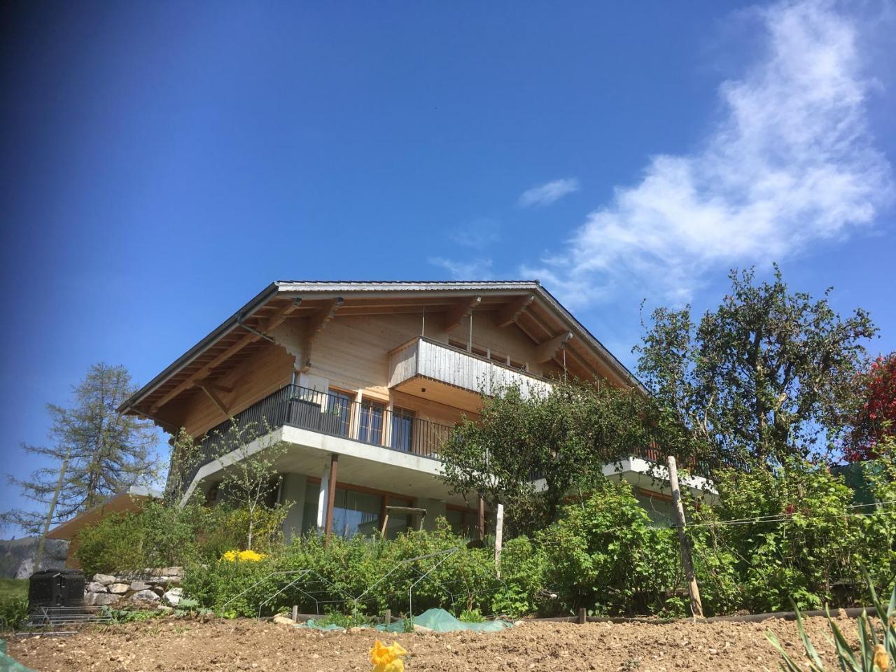 Chalet Park Apartment mit Sauna Hamam Diemtigen Buitenkant foto