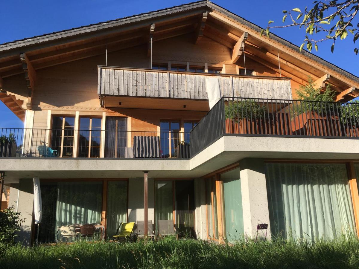 Chalet Park Apartment mit Sauna Hamam Diemtigen Buitenkant foto